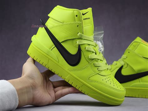 dunk high flash lime shoes